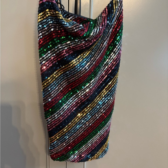 Milly Multicolor Sequin Top SPARKLING ! Bling! HOLIDAY - Picture 2 of 4